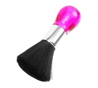 BESTYASH Brosse de Nettoyage Coiffure Taille Moyenne Poils Doux pour Barbier Usage Professionnel Salon Coiffure Élimination Cheveux Cassés Plumeau Nuque Rose Fuchsia