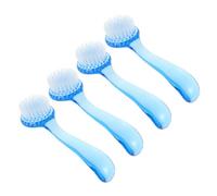 BESTYASH Brosse Nettoyante Visage Lot de 4 Poils Doux Exfoliantes et Anti-Points Noirs pour Toutes Types de Peau Nettoyage Humide ou Sec