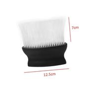 BESTYASH Brosse pour Salon Plumeau de Cou et Doux Accessoire pour Coiffeurs et Barbiers Noir et Blanc Poils Souples de Nettoyage Rapide