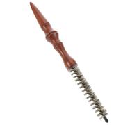 BESTYASH Brosse Ronde à Cheveux En Poils De Sanglier Petite Taille Lissante Et Bouclante Unisexe Pour Coiffage Quotidien Portable En Bois Résistance Haute Température