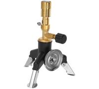 BESTYASH Brûleur Bunsen en Laiton Portable Multifonction, Outil Chauffant de Laboratoire Compact, Bec Bunsen au Propane Pratique pour Réchaud à Gaz et Équipement Scientifique Professionnel