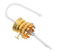 BESTYASH Brûleur de Lampe à Huile Vintage Support Mèche avec Central pour Lampe Kérosène Remplacement Pratique et Stable