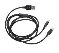 BESTYASH Câble de Charge USB Type C et Transfert de Données Noir en Nylon Connecteur en Alliage D'aluminium pour Rechargement Rapide Compatible Tablettes et Appareils USB C