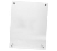 BESTYASH Cadre Photo Acrylique Transparent A4 pour Certificat et Autorisation Cadre de Bureau Stable Support Inox Polyvalent pour Document et Lauréat du Prix