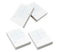 BESTYASH Cahier D'exercices Maths Xy, Cahier de Papier Quadrillé Blanc, Papier, Recto Xy Verso Vierge, Facile à Transporter, pour Exercices de Mathématiques et Usage Éducatif