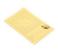 BESTYASH Carte de Prière Religieuse Unique en Or Écritures Sacrées Ornement Délicat pour Hommes et Femmes Décor Spirituel pour Maison et Lieux de Culte Cartes Prière Motivantes