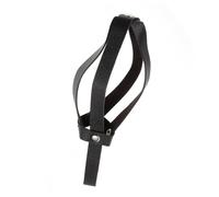 BESTYASH Ceinture Porte-Bouteille Cuir pour Flacon Verre avec Bouchon Étui Protecteur pour Petite Bouteille de Potion Vintage Accessoire Cosplay Médiéval Pratique et Décoratif Noir