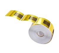 BESTYASH Chablons Ongles Carrés pour Extension Gel et Acrylique Supports Autocollants Manucure pour Faux Ongles Accessoires Nail Art pour Usage Professionnel et Maison Doré