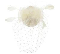 BESTYASH Chapeau Fascinator Élégant Avec Perles Et Tulle Pour Mariage Fête Et Événements Formels Accessoire De Coiffure Vintage Pour Femme