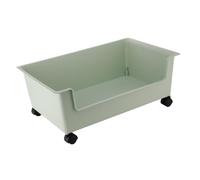 BESTYASH Chariot de Rangement sous Bureau avec roulettes Boîte de Stockage pour Organisée et Pratique pour Chambre et Bureau Vert Avocat Petit Modèle