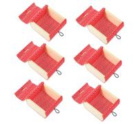 BESTYASH Coffres De Rangement Miniatures En Bambou 6 Pièces Pour Rideaux Trésors Articles Divers Bouton Petit Cadeau Pour Pour Style Canne Vide Perles Bibelots Bijoux