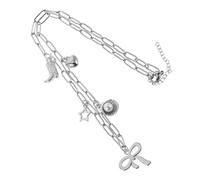 BESTYASH Collier Pendentif Mignon Style Western avec Motif Nœud Bijou Western pour Femme Cou Décontracté