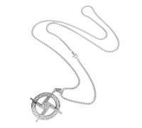 BESTYASH Collier Sainte Brigitte Croix Argentée Bijou Catholique Religieux Unisexe Pendentif Prière Délicat Chaîne Croix Fine Présent Spirituel pour Homme et Femme Symbole de Foi