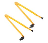 BESTYASH Compas Plastique Orange pour Tableau Blanc, Outil Pédagogique pour Dessiner Grands Cercles, pour Démonstrations en t Matériel de Mathématiques