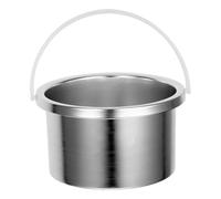 BESTYASH Coquille intérieure en aluminium casserole intérieure chauffe-cire doublures de fonte de cire poêle en métal chauffe-cire petit creuset de cire pour l'épilation