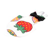 BESTYASH Couches pour Perroquet Combinaison de Vol Élégante en Coton Rouge Couleur Aléatoire Motif Fraise, Réutilisables et Faciles à Manipuler pour Oiseaux de Compagnie