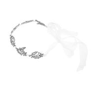 BESTYASH Couronne de Mariée Strass Bandeau de Mariage Bijoux de Tête Coiffe Ornée Pierres Précieuses Coiffe Mariée