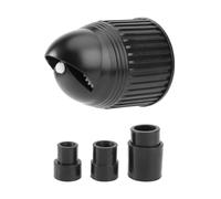 BESTYASH Créateur de Vagues pour Aquarium Rotation Uniforme 360° sans Électricité, Buse Double Tête en Plastique Hélice Large 6 Pièces pour Pompe à Surf