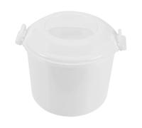 BESTYASH Cuiseur à riz micro-ondes avec couvercle étanche polyvalent pour préparation rapide de riz pâtes et légumes facile à nettoyer pour repas familiaux