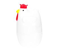 BESTYASH Cuiseur Œufs Micro Ondes Plastique Forme Poussin Cuisson Vapeur Rapide et Ustensile Cuisson Œufs Pratique pour Maison Blanc