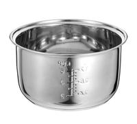 BESTYASH Cuve Inox Pour Cuiseur À Riz Électrique Pot Intérieur De Remplacement Antiadhésif 8.27 X 4.33 in Compatibilité Universelle Chauffe Uniforme Maison Ou Bureau