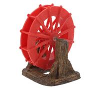 BESTYASH Décoration Aquarium Mini Moulin à Eau en Plastique pour Aquarium | Paysage D’aquariophilie, Entraîné Flux D’eau, pour Poissons et Bacs, Ambiance Naturelle