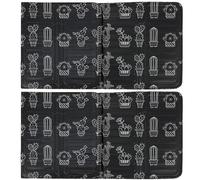 BESTYASH Déflecteur D'huile en Aluminium Noir 2 Pièces, Protection Anti-éclaboussures et Isolant Thermique, Compatible Cuisinière à Gaz, Accessoire Pratique Cuisine et Cuisson Sûre