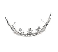 BESTYASH Diadème Vintage Casque Méduse Crowns De Roi Couronnes De Retour Couronne Du Roi Couronnes De Prince Couronne De Couronne De Princesse Silver Métal