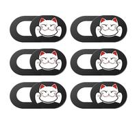 BESTYASH Diapositive de Couverture de Webcam 6pcs en Abs Ultra Fine Design Discret Ne Gênant Pas L'utilisation pour Protection Vie Privée Ordinateur Portable