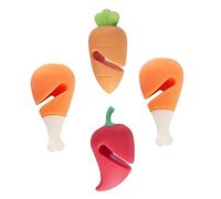 BESTYASH Dispositif de de Vapeur en Silicone -Couvercle Anti-Débordement Matériau Alimentaire Chaleur Ustensiles Cuisine Cuisine Lot de 4