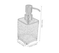 BESTYASH Distributeur Mousse Rechargeable Transparent pour Savon Liquide et Gel Pompe Manuelle Pratique pour Nettoyage Visage et Mains Flacon Voyage sans Batterie Nettoyage Profond Doux