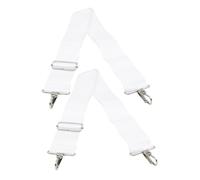 BESTYASH Élingue de Militaire pour Caisse Claire de Marche, Lot de 2 Pièces Blanche en Nylon Réglable Accessoires Pratiques pour Percussion