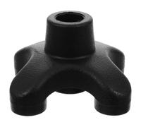 BESTYASH Embouts En Caoutchouc Pour Cannes De Marche Quadruples Antidérapants, 4 Pièces, Accessoires Pour Béquilles, Semelle Innovante, Stabilité Améliorée, Usage Extérieur Pour Seniors