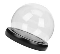 BESTYASH en Verre avec Ensemble De Base, Cloche Transparente, Pot À Boule, Couvercle D'affichage De Fleurs Éternelles pour Fleurs Préservées, Gâteaux, Desserts, Objets De Collection