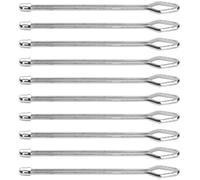 BESTYASH Enfile-corde Élastique en Fer Argenté Compact 10pcs, Outil de Couture pour Pantalon de Survêtement, pour Usage Domestique et Voyage