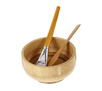 BESTYASH Ensemble Masque Facial 3Pcs Outil de Mélange Pratique Kit DIY et Compact pour Soins Peau Comprend Pinceau et Spatule pour Voyage et Usage Domestique