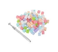 BESTYASH Éponges à Ongles Mini Réutilisables Blocs pour Nail Art Outils de Manucure Applicateurs Matériel de Soin des Ongles