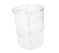 BESTYASH Étagère à Cosmétiques Organiseur Rotatif pour Outils Cosmétiques Support De Rangement Étagère De Rangement De Bureau