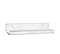 BESTYASH Étagère Murale Flottante Acrylique Présentoir Transparent pour Salle De Bain Et Cuisine