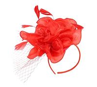 BESTYASH Fascinator Chapeau Femme Avec Fleurs Et Plumes Accessoire Élégant Pour Mariage Thé Banquet Et Fête