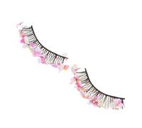 BESTYASH Fausse de Cils Colorés Extensions Individuelles de Cils Recourbés Facile à Poser Retirer pour Maquillage et Cosplay
