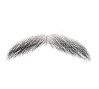 BESTYASH Fausse moustache réaliste : barbe de costume, faux poils faciaux - Accessoires de fête pour hommes - Déguisement d'Halloween, accessoires de cinéma, divertissement, maquillage,