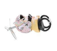 BESTYASH Figurine en Résine Jaune Chat pour Décoration Moto et Vélo | Léger, Imperméable et Soulage la Pression, Ornement de Voiture, Style Compact, Usage Quotidien