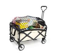BESTYASH Filet de Rangement Extensible pour Chariot de Camping Maille Élastique avec Crochets pour Wagon de Jardin et Bagages Accessoire Pratique pour Camping et Plein Air