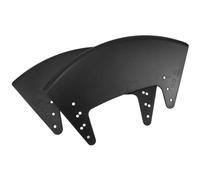 BESTYASH Garde-boue pour Fauteuil Roulant Sport 2 Pièces Protection Latérale Droite et Gauche Plastique Résistant Pare-éclaboussures Anti-vent Pluie Boue Usage Extérieur Fauteuil Roulant