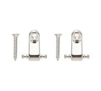 BESTYASH Guide- Leur de Argenté des Électrique Métal en Guitare Vis de, Prévient L'usure et Prolonge Durée de Vie, 1 Set