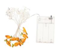 BESTYASH Guirlande Lumineuse Lapin à Piles 5 M 50 LED Cuivre, Lampe Lapin Décorative pour Garçon et Filles, Éclairage Intérieur de Pâques, Fil Lumineux Flexible sans Batterie, Décoration