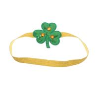 BESTYASH Headband Élastique Floral Vert Pour Femmes Accessoire De Fête Saint Patrick Avec Couronne De Fleurs Et Paillettes Pour Célébrations Et Performances