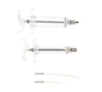 BESTYASH Kit de Nourrissage pour Oiseaux Malades et Bébés Perroquets, Portable en Acier Inoxydable et Plastique, Capacité 10ml et 30ml, pour Nourrir Les Oisillons