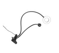 BESTYASH Lampe Annulaire Professionnelle Pince en Alliage D'aluminium, Alimentation USB, Design Clipsable pour Bureau et Chambre, Éclairage Complémentaire pour Selfie